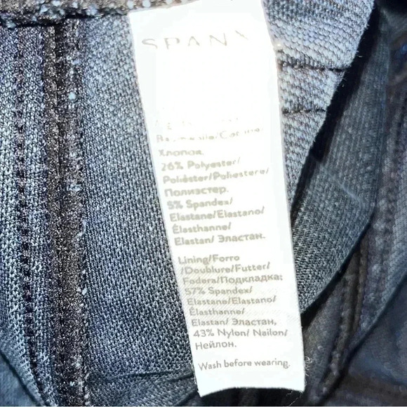 Spanx Jeanish denim ankle leggings in twilight rinse ❤️ - Picture 8 of 11